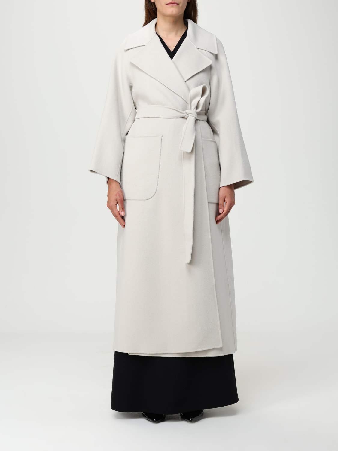 'S MAX MARA MANTEL: Mantel damen 's Max Mara, Weiß - Img 1