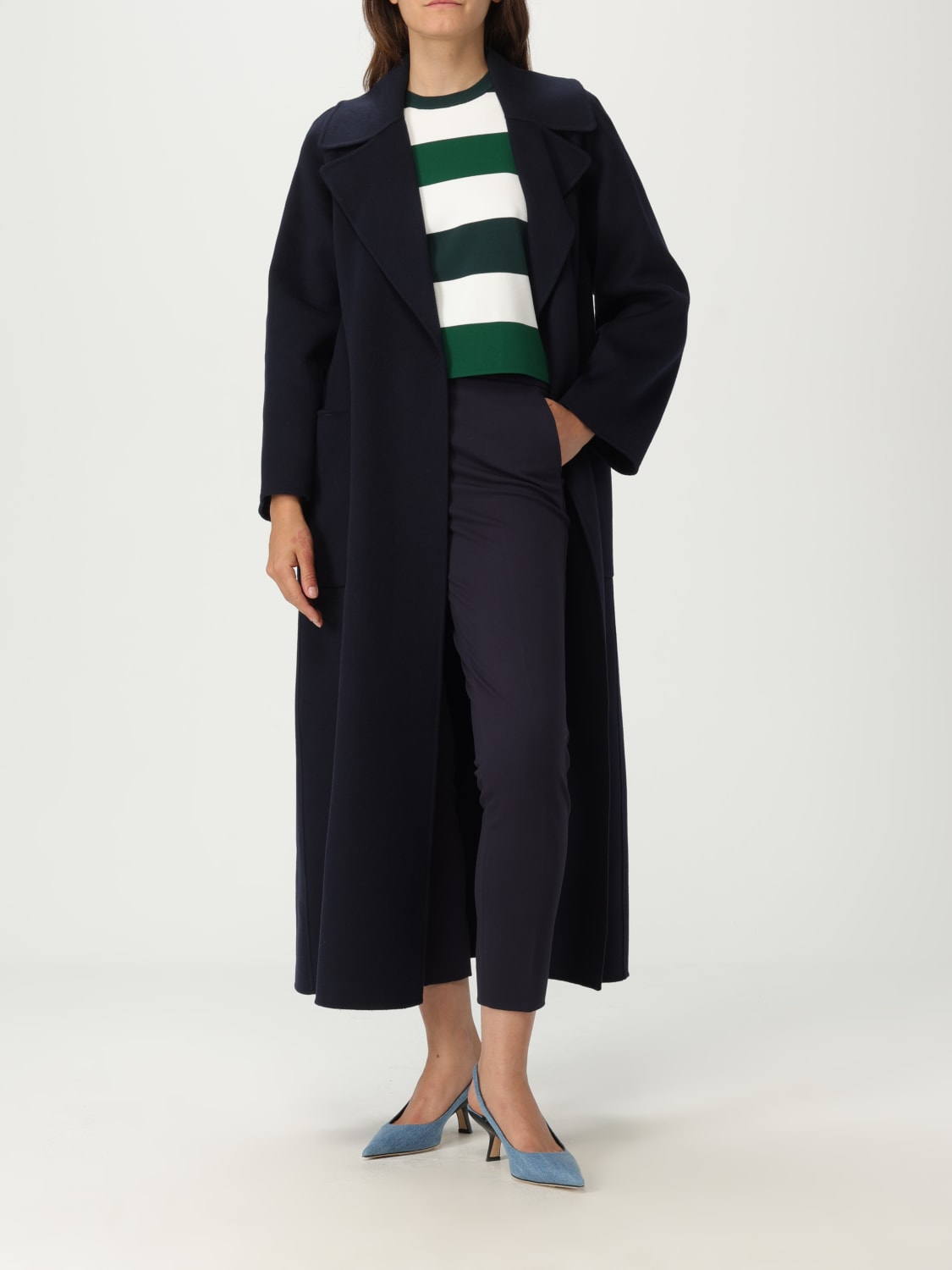 'S MAX MARA MANTEL: Mantel damen 's Max Mara, Blau - Img 2