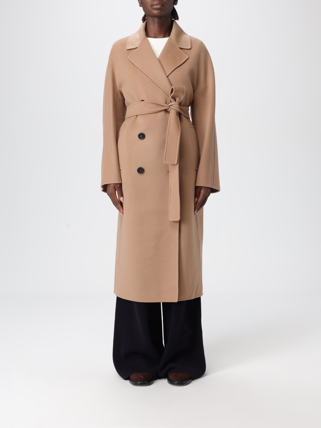 'S MAX MARA COAT: Coat woman 's Max Mara, Beige - Img 1