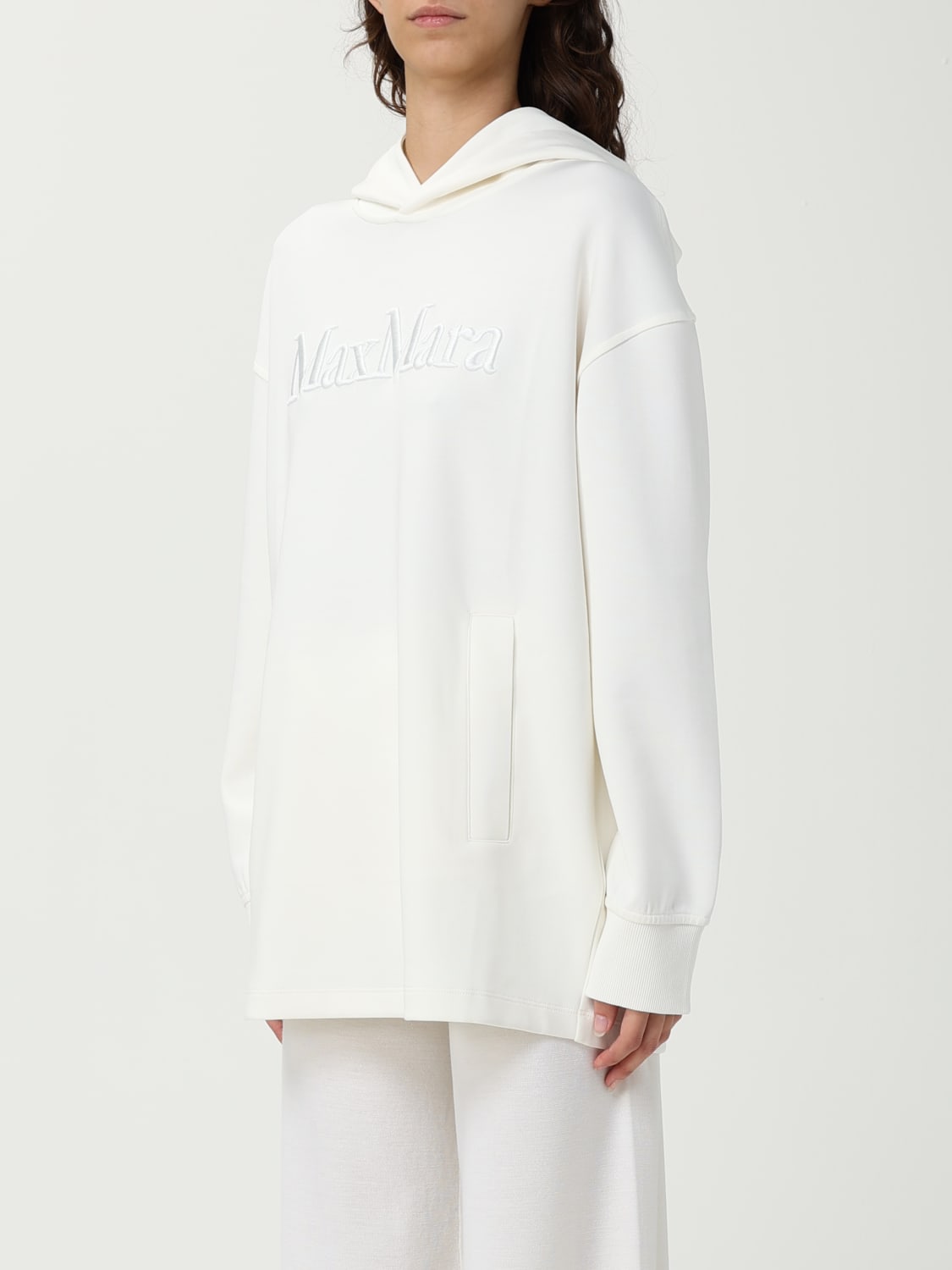 'S MAX MARA SWEATSHIRT: Sweatshirt woman 's Max Mara, White - Img 4