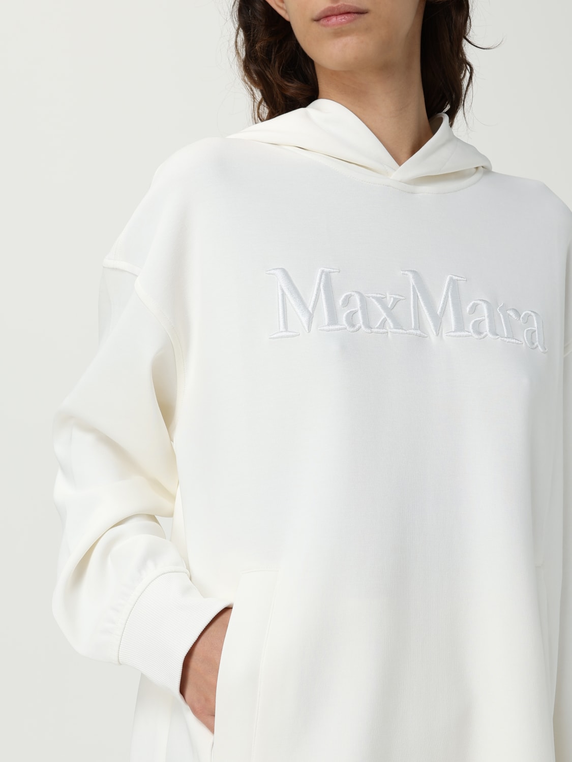 'S MAX MARA SWEATSHIRT: Sweatshirt woman 's Max Mara, White - Img 5