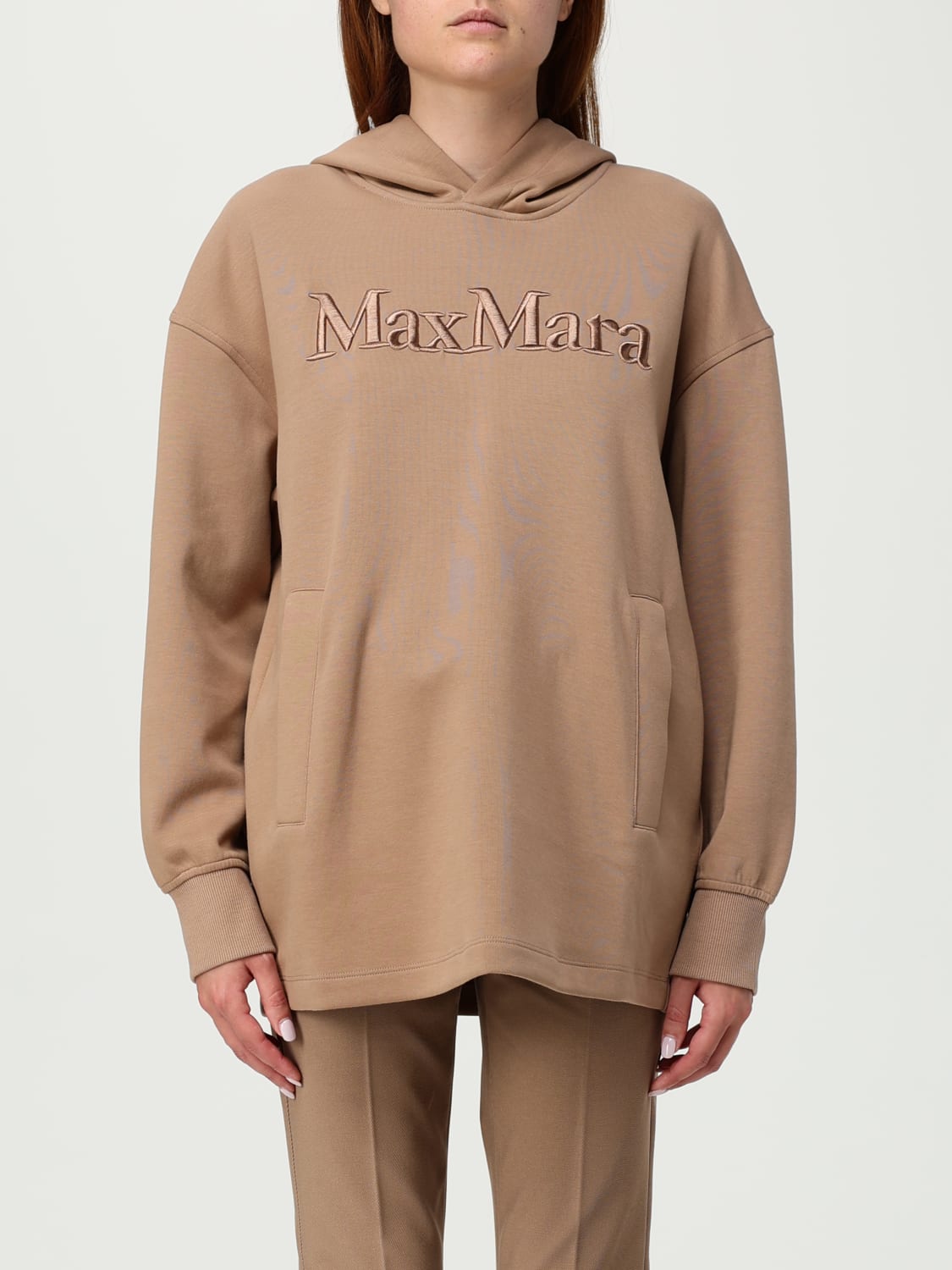 'S MAX MARA SUDADERA: Sudadera mujer 's Max Mara, Camello - Img 1