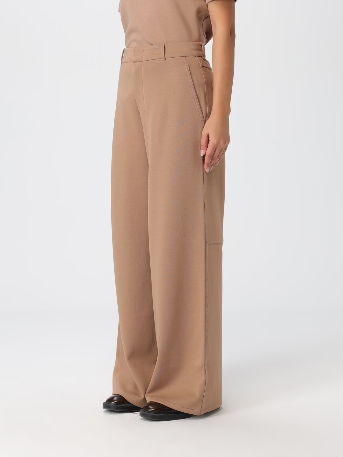 'S MAX MARA HOSE: Hose damen 's Max Mara, Camel - Img 4