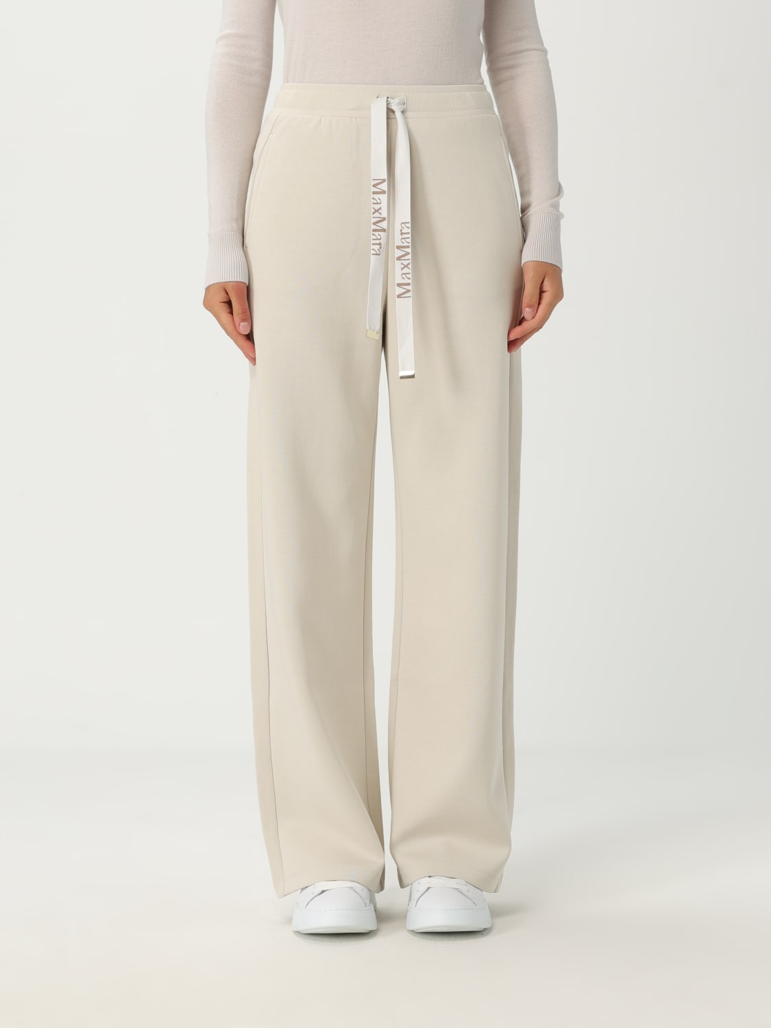 パンツ 'S Max Mara Woman Pants White 2421136036600 001 S MAX MARA: Pants woman - White | 'S Max Mara pants