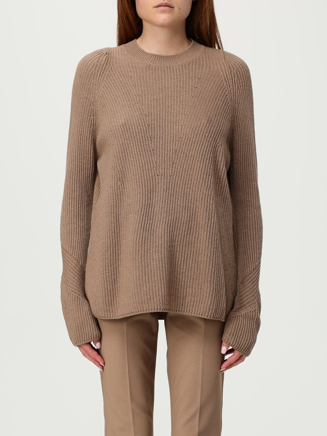 'S MAX MARA SWEATER: Sweater woman 's Max Mara, Camel - Img 1