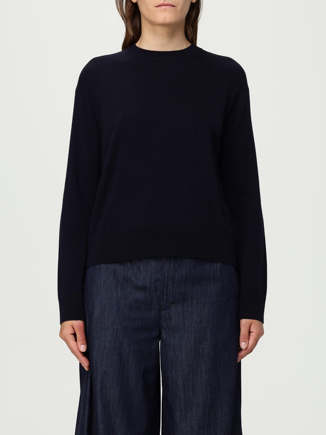 'S MAX MARA PULL: Pull femme 's Max Mara, Bleu Marine - Img 1