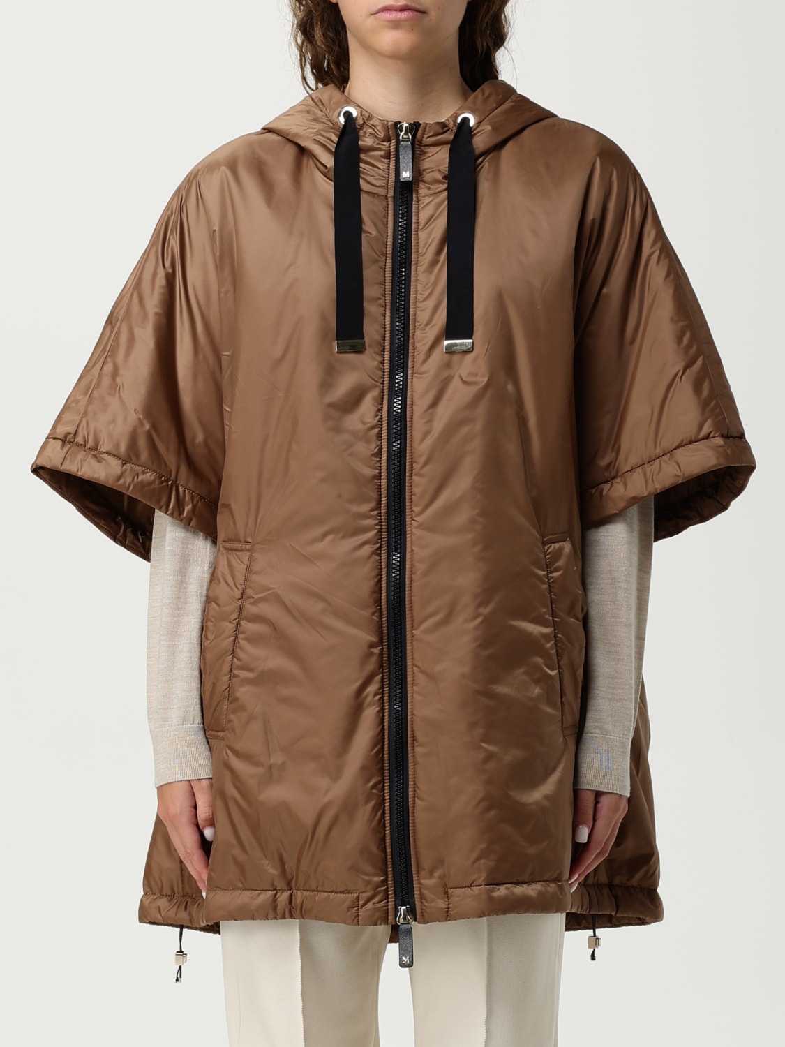 MAX MARA THE CUBE CHAQUETA: Capa mujer Max Mara The Cube, Cuero - Img 1