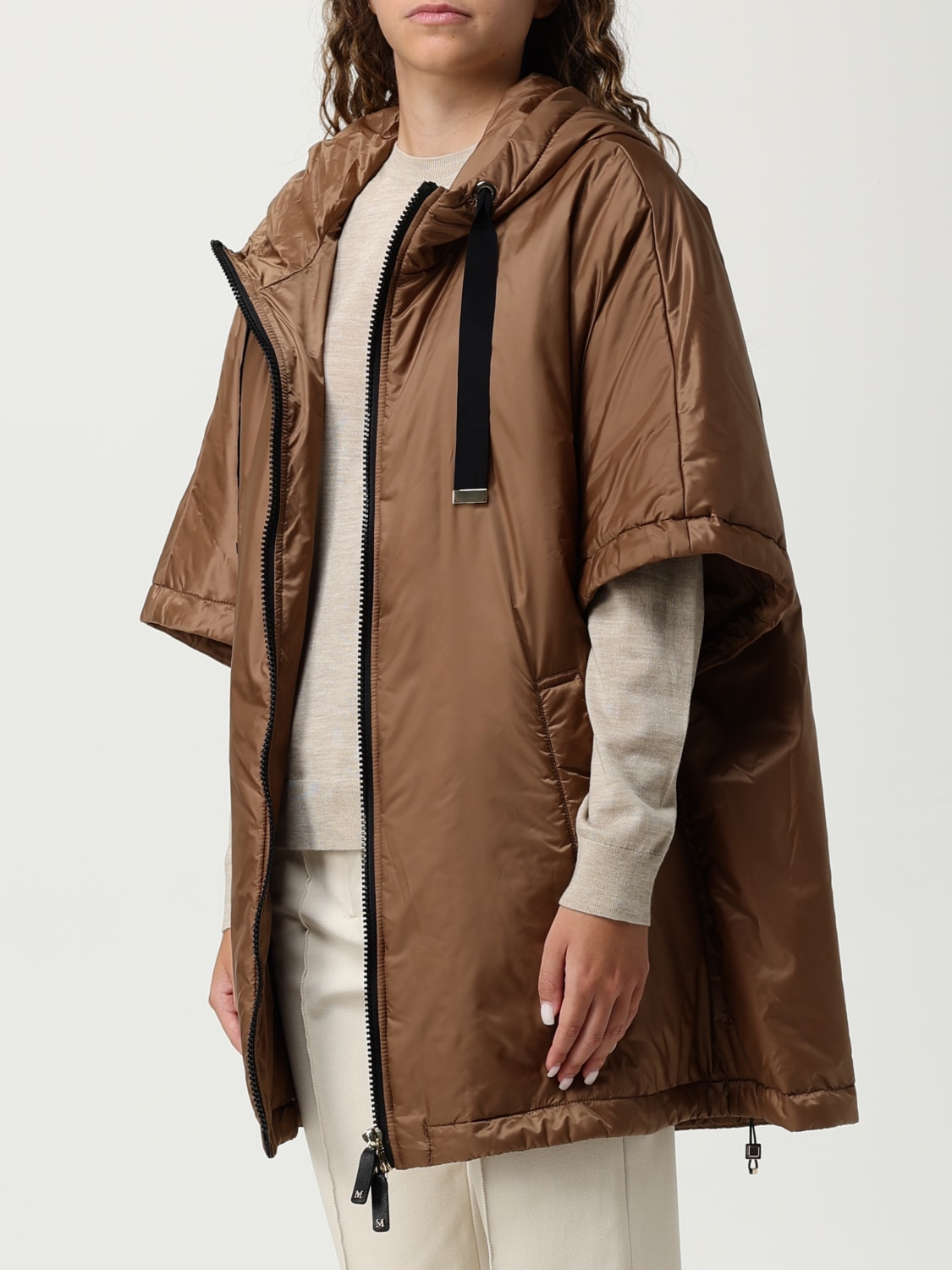 MAX MARA THE CUBE CHAQUETA: Capa mujer Max Mara The Cube, Cuero - Img 3