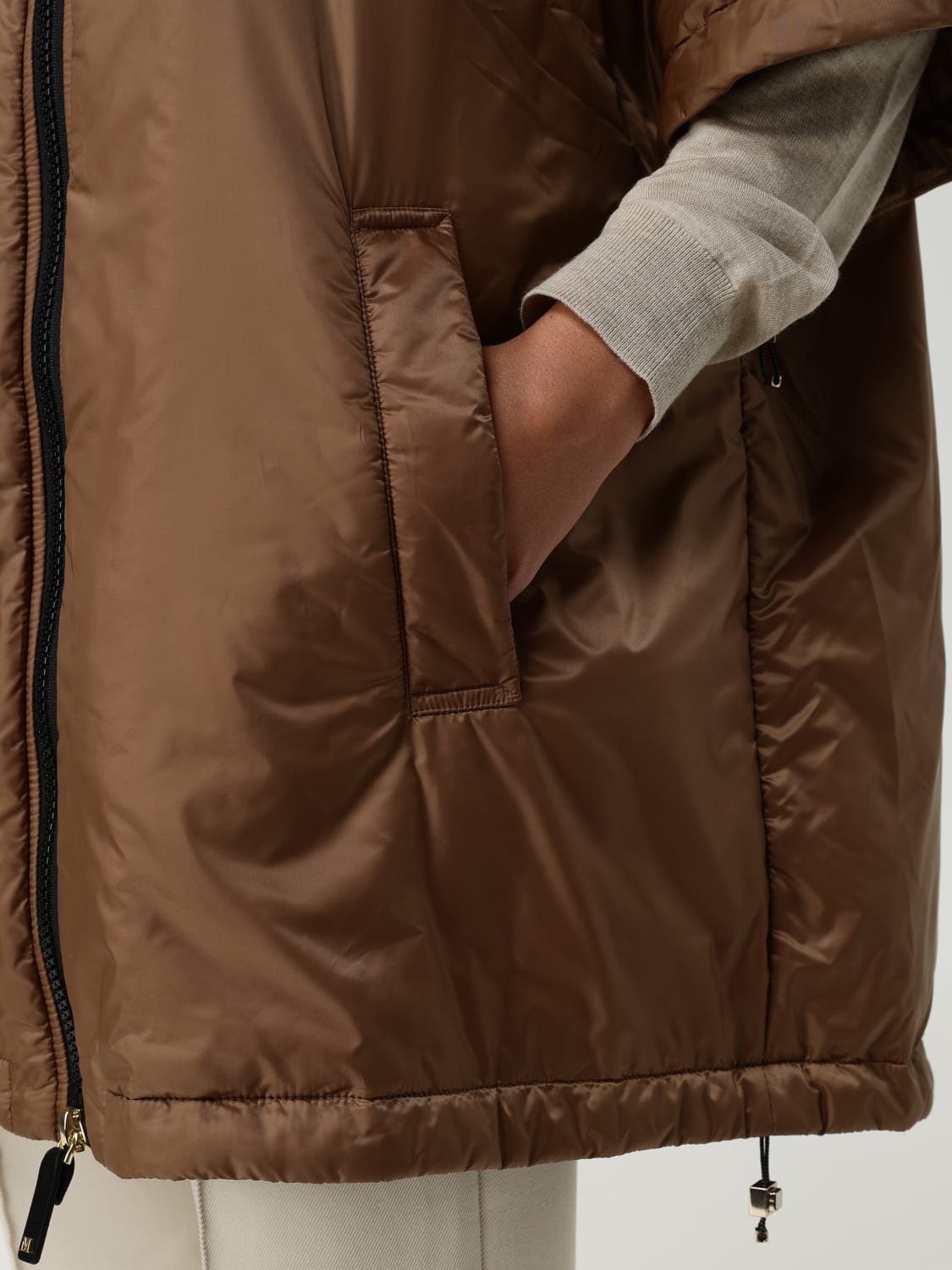 MAX MARA THE CUBE CHAQUETA: Capa mujer Max Mara The Cube, Cuero - Img 4