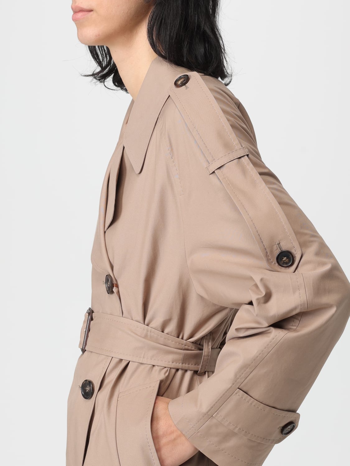 MAX MARA THE CUBE JACKE: Mantel damen Max Mara The Cube, Camel - Img 5