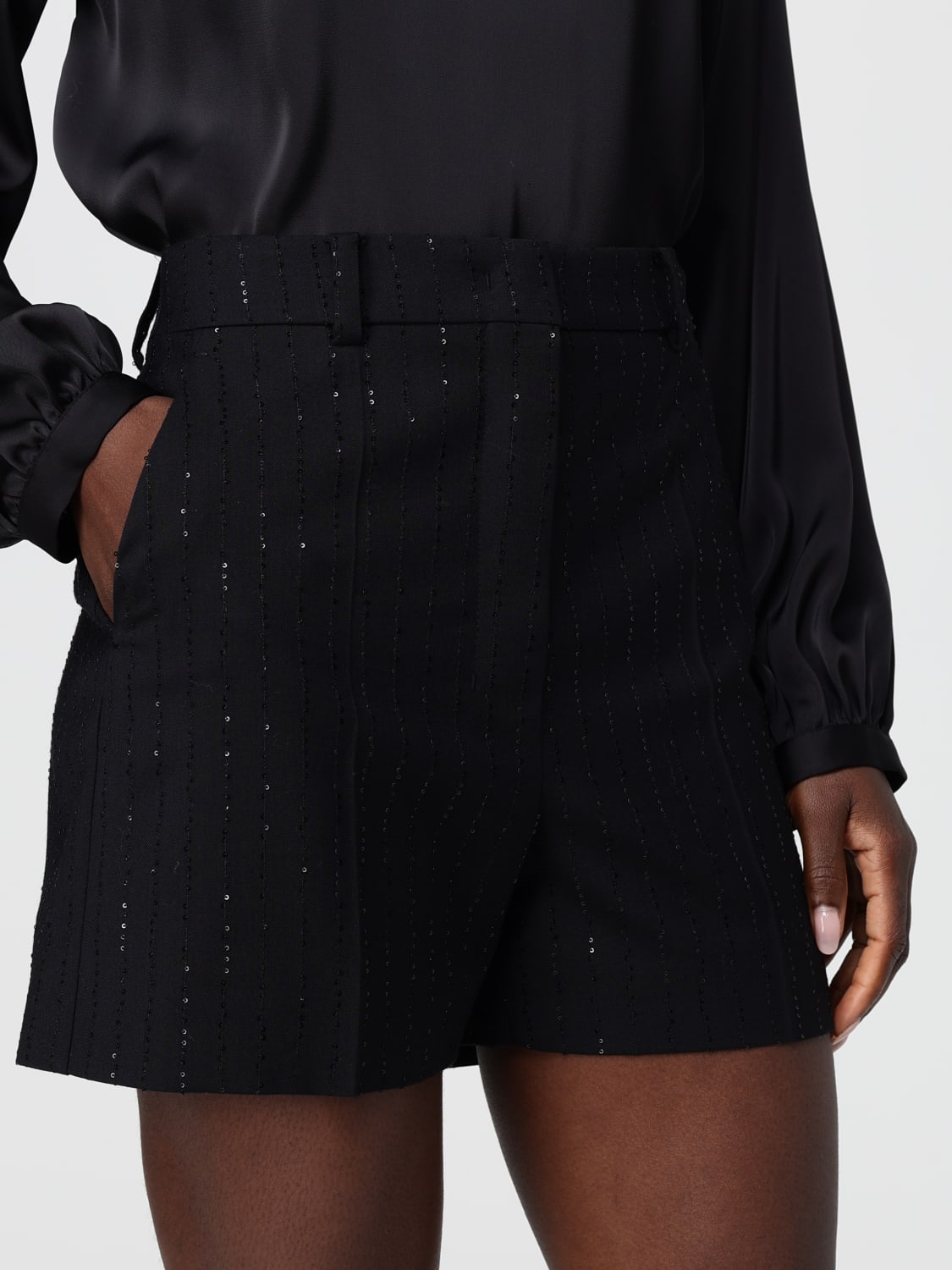 MAX MARA PANTALONES CORTOS: Pantalòn cortos mujer Max Mara, Negro - Img 4