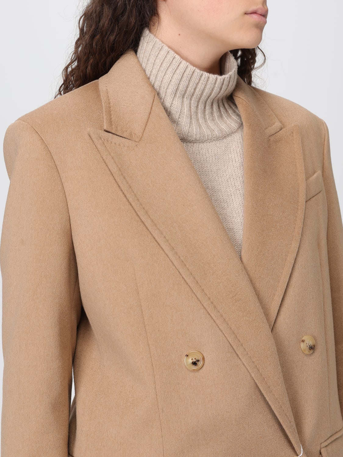 MAX MARA JACKET: Blazer woman Max Mara, Camel - Img 1