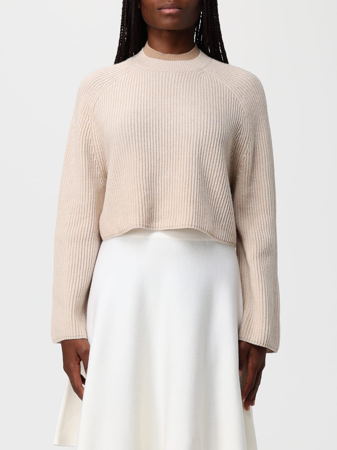 MAX MARA SWEATER: Sweater woman Max Mara, Beige - Img 1