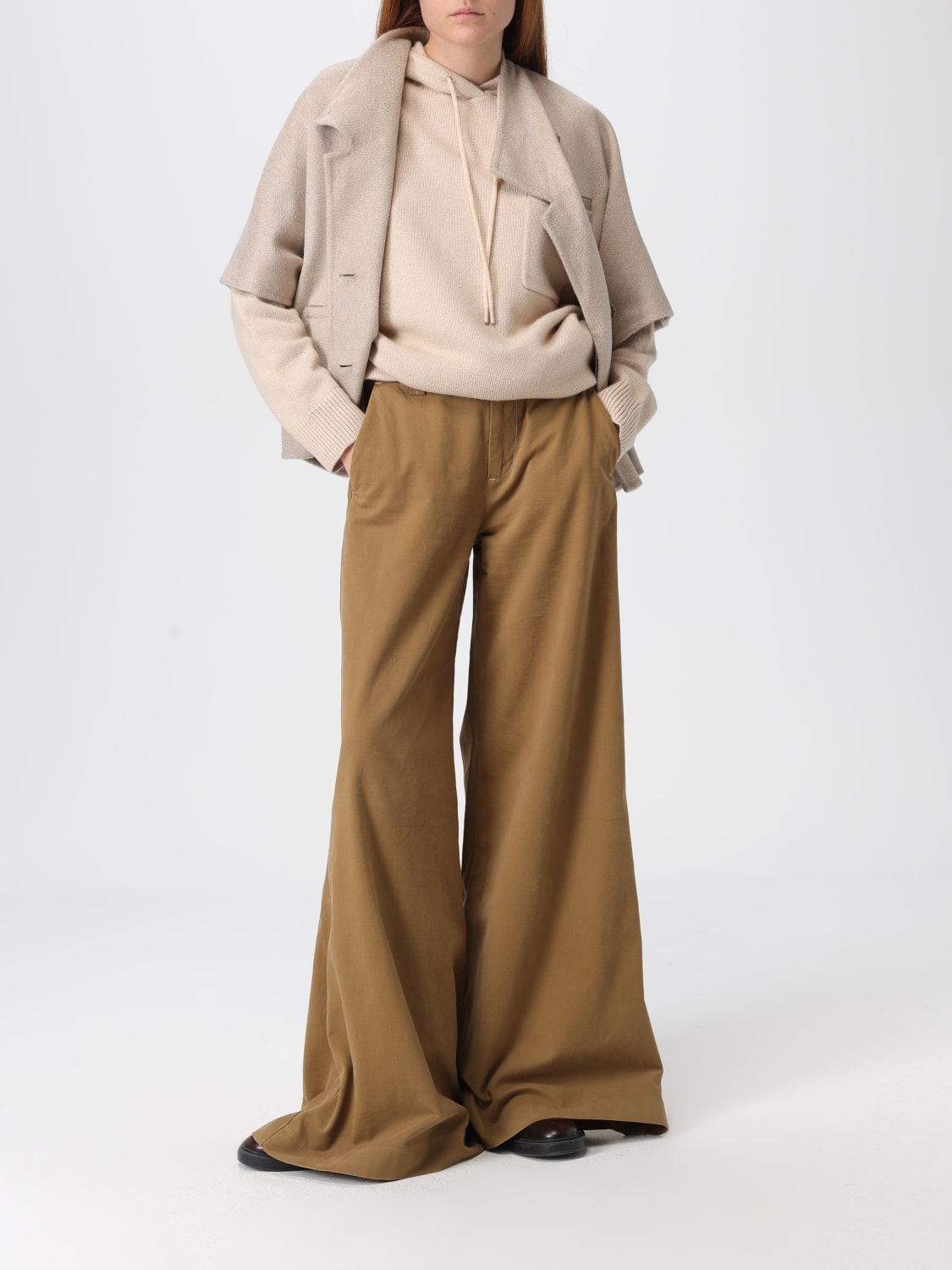 MAX MARA SWEATSHIRT: Sweater woman Max Mara, Brown - Img 2