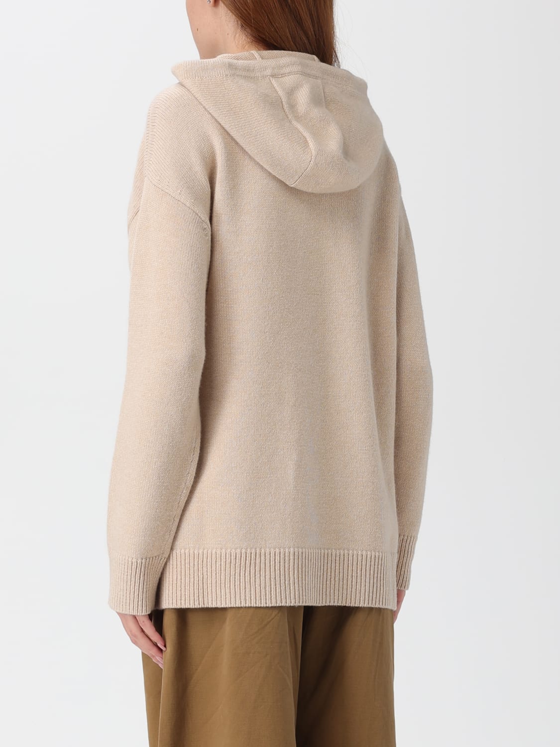 MAX MARA SWEATSHIRT: Sweater woman Max Mara, Brown - Img 3