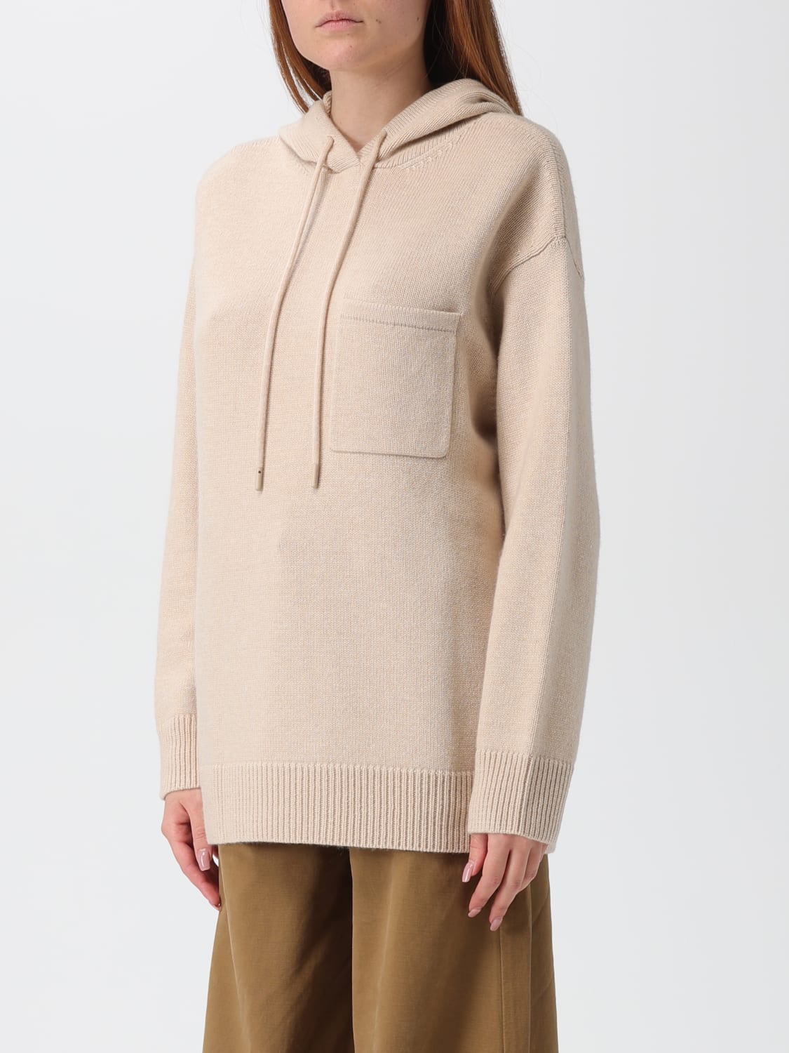 MAX MARA SWEATSHIRT: Sweater woman Max Mara, Brown - Img 4