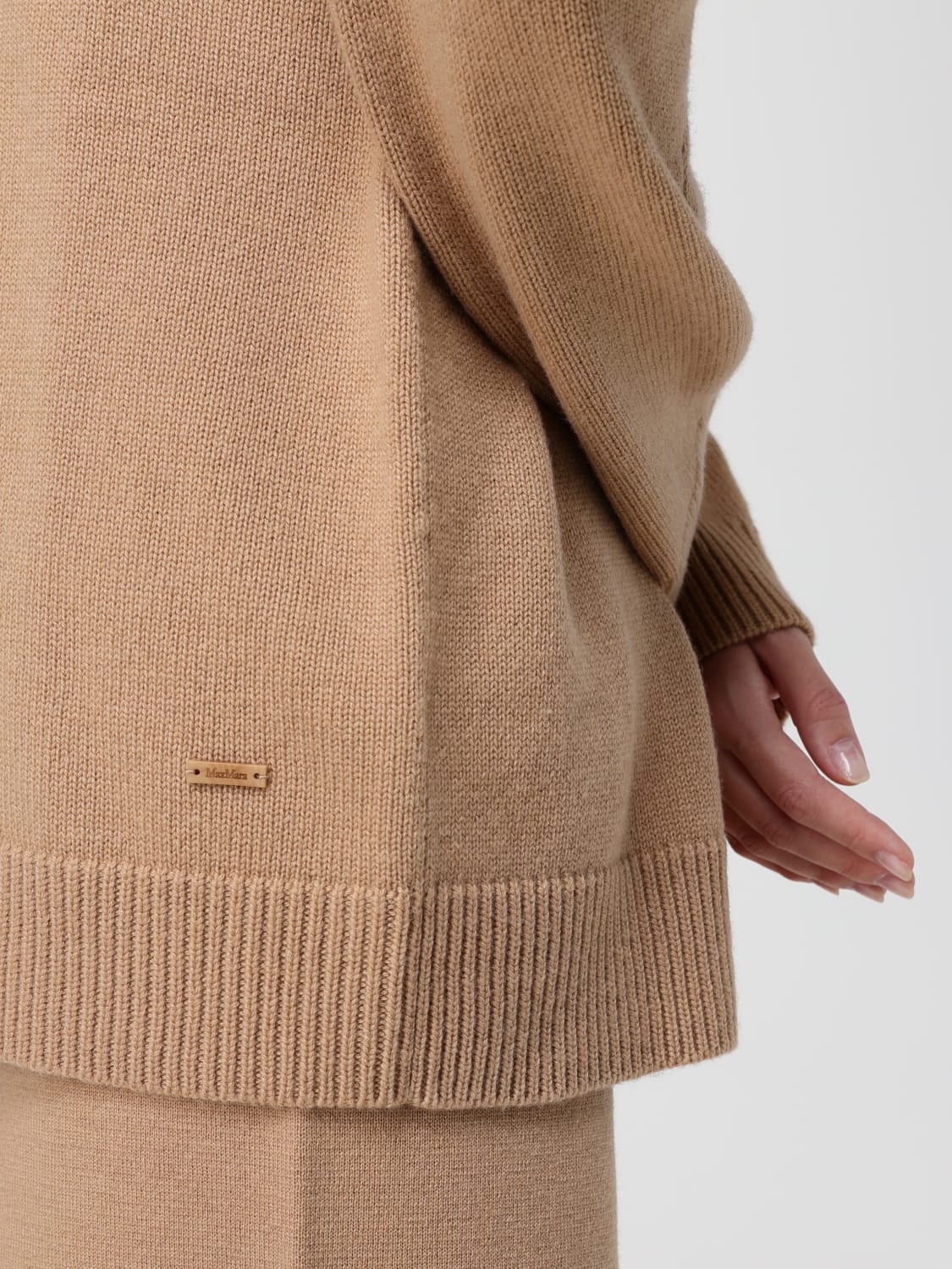 MAX MARA SWEATSHIRT: Sweater woman Max Mara, Camel - Img 5