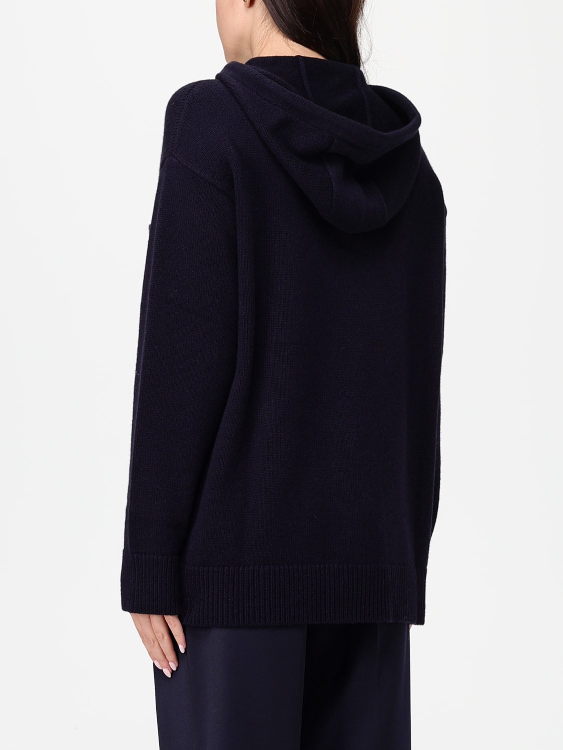 MAX MARA SWEATSHIRT: Sweater woman Max Mara, Navy - Img 3