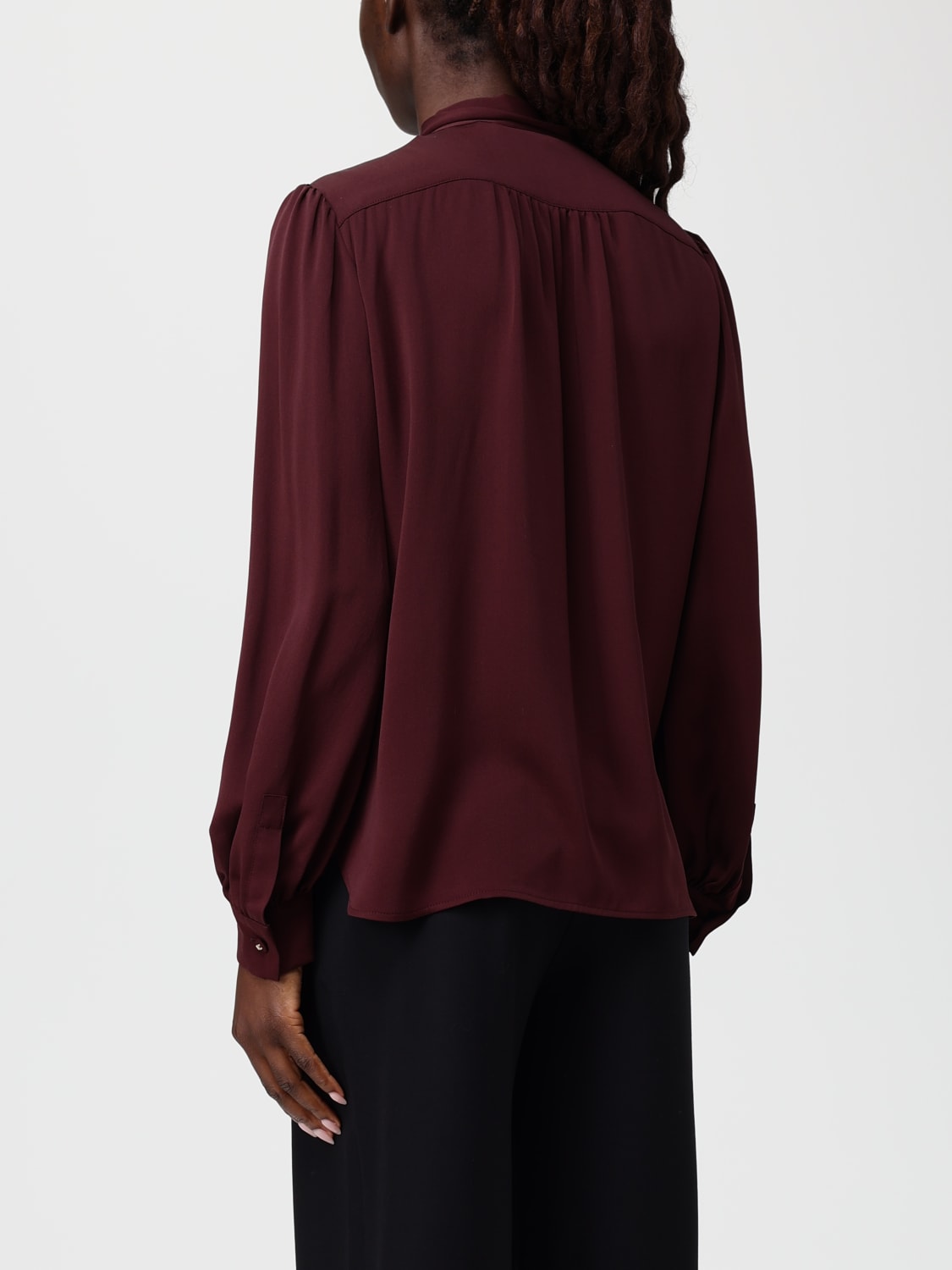 MAX MARA SHIRT: Top woman Max Mara, Burgundy - Img 3