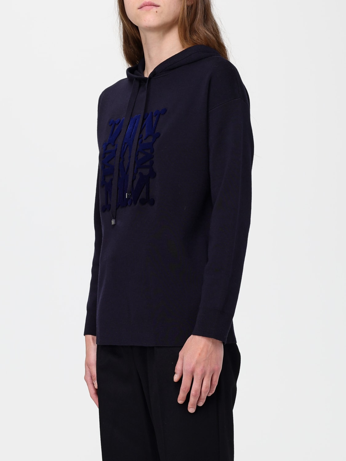 MAX MARA SWEATSHIRT: Pullover damen Max Mara, Blau - Img 4