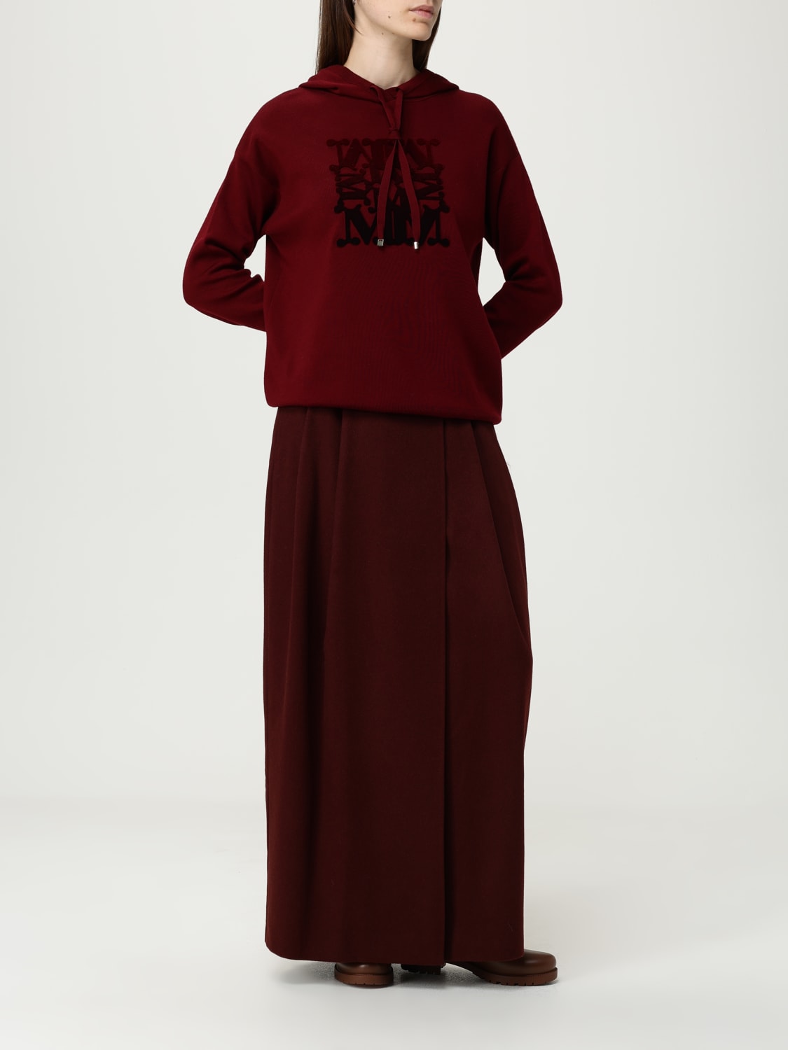 MAX MARA SWEATSHIRT: Sweater woman Max Mara, Raspberry - Img 2