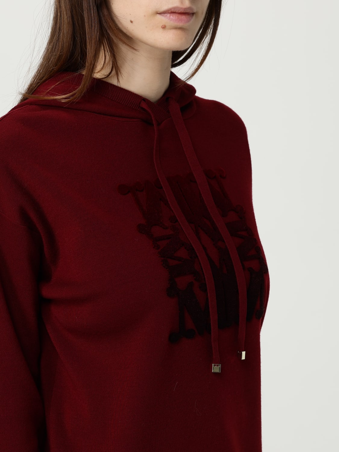MAX MARA SWEATSHIRT: Sweater woman Max Mara, Raspberry - Img 5