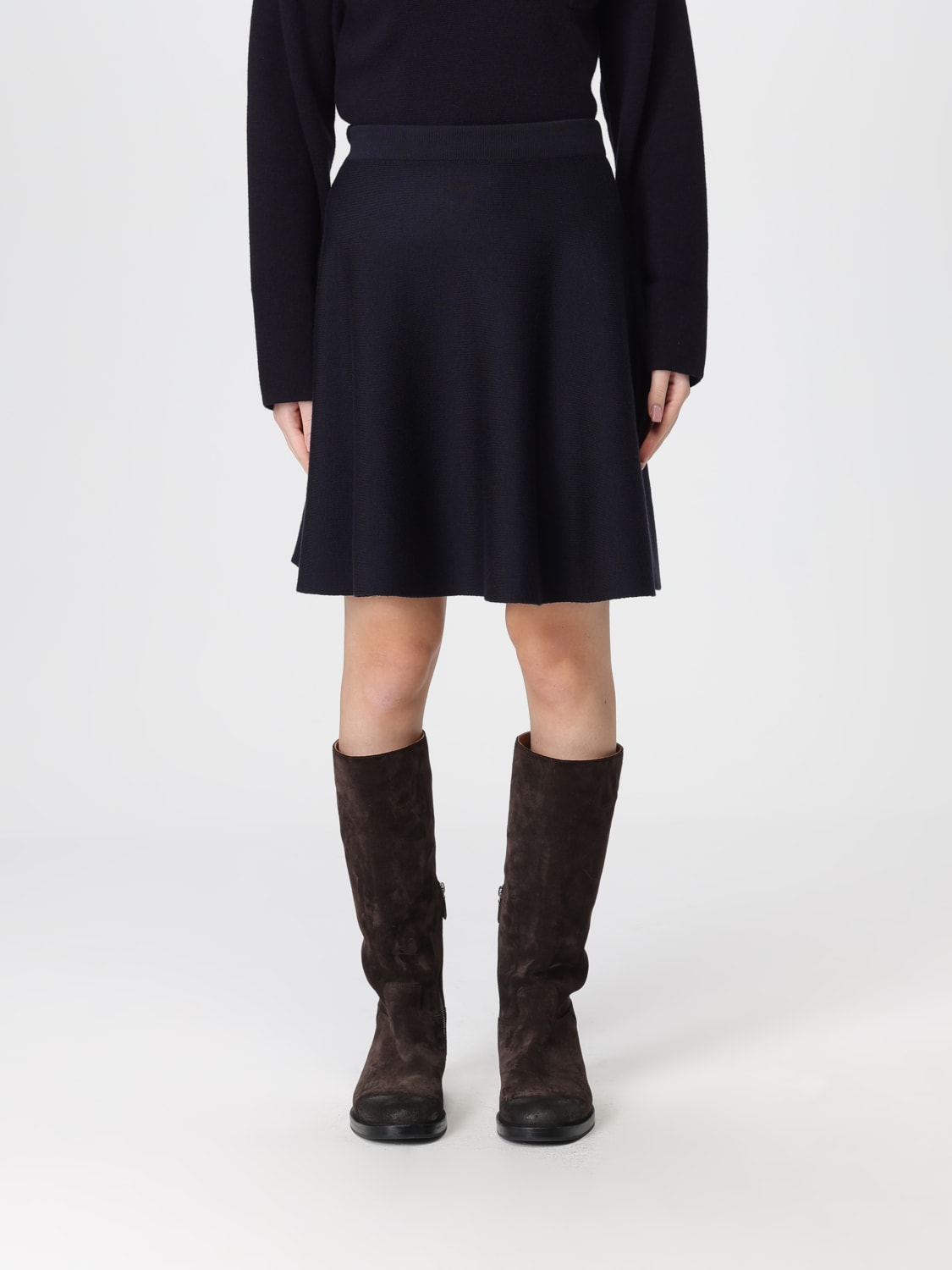 MAX MARA GONNA: Gonna Ubalda Max Mara in maglia , Blue - Img 1