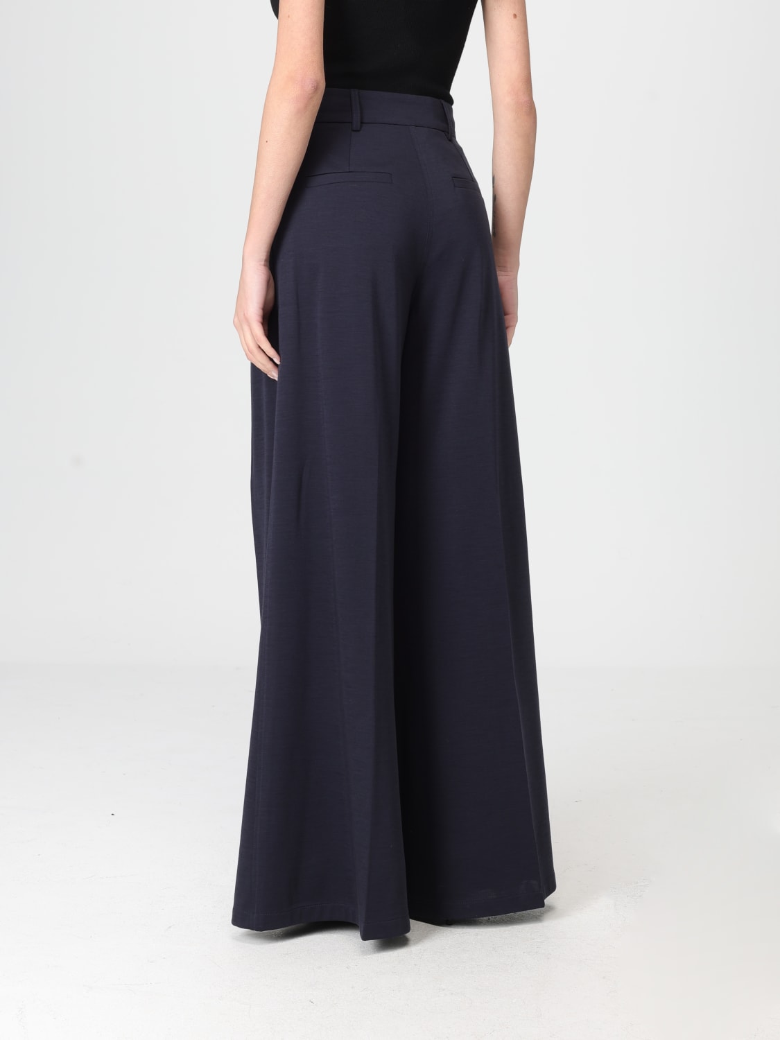 MAX MARA HOSE: Hose damen Max Mara, Navy - Img 3