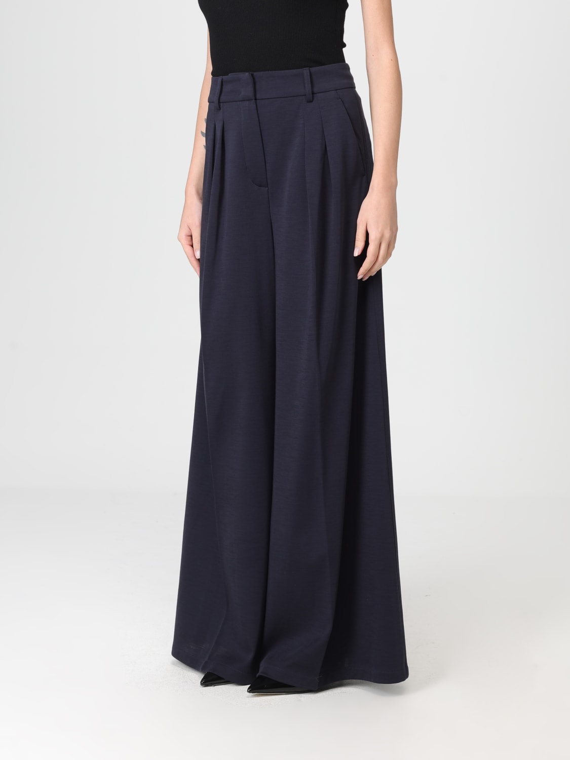 MAX MARA HOSE: Hose damen Max Mara, Navy - Img 4