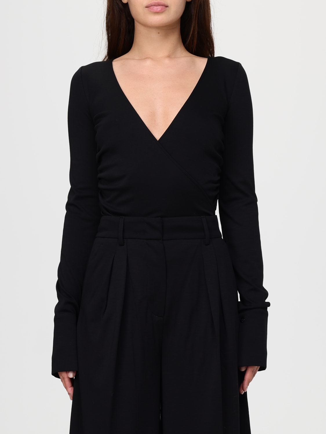 MAX MARA TOP: Top in maglia Nigella Max Mara, Nero - Img 1