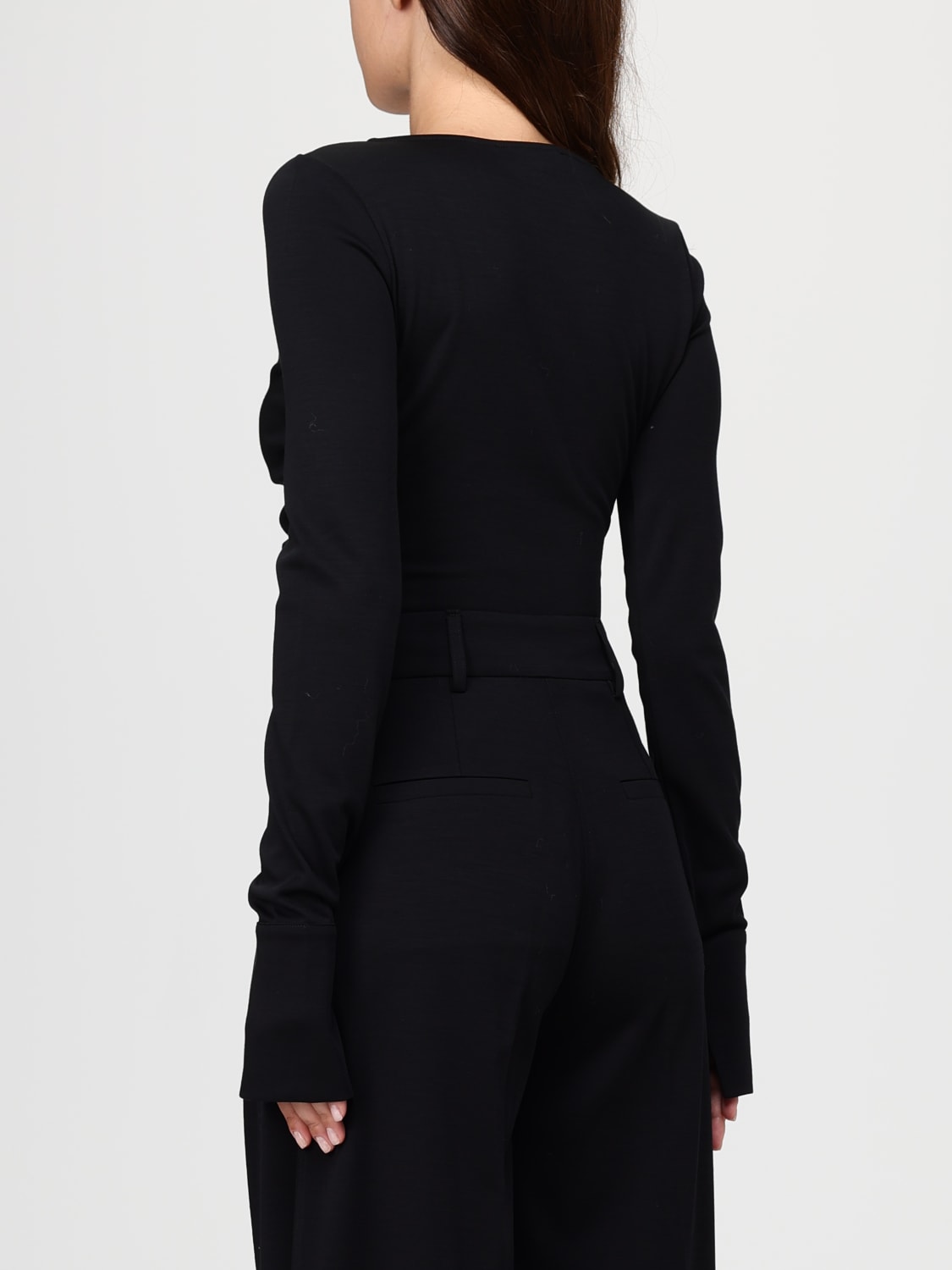 MAX MARA TOP: Top in maglia Nigella Max Mara, Nero - Img 3