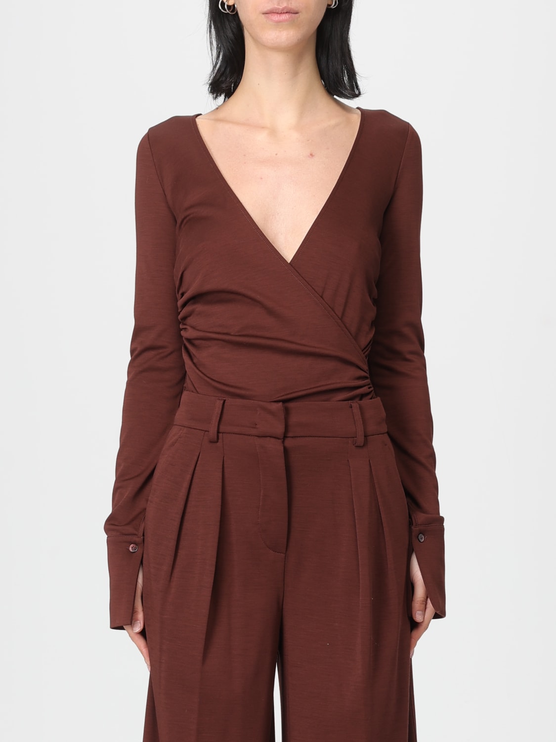 MAX MARA TOP: Top mujer Max Mara, Granate - Img 1