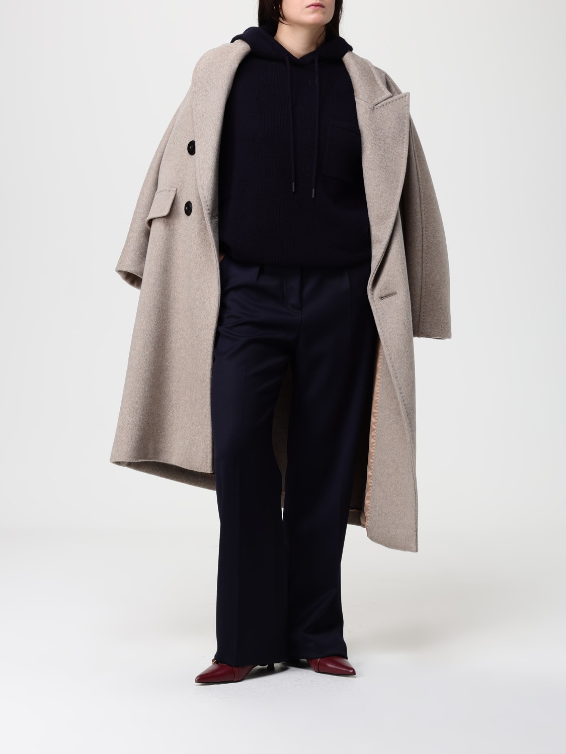 MAX MARA COAT: Coat woman Max Mara, Earth - Img 2