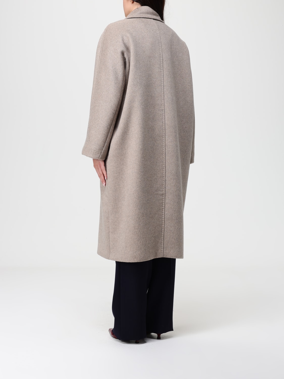 MAX MARA COAT: Coat woman Max Mara, Earth - Img 3