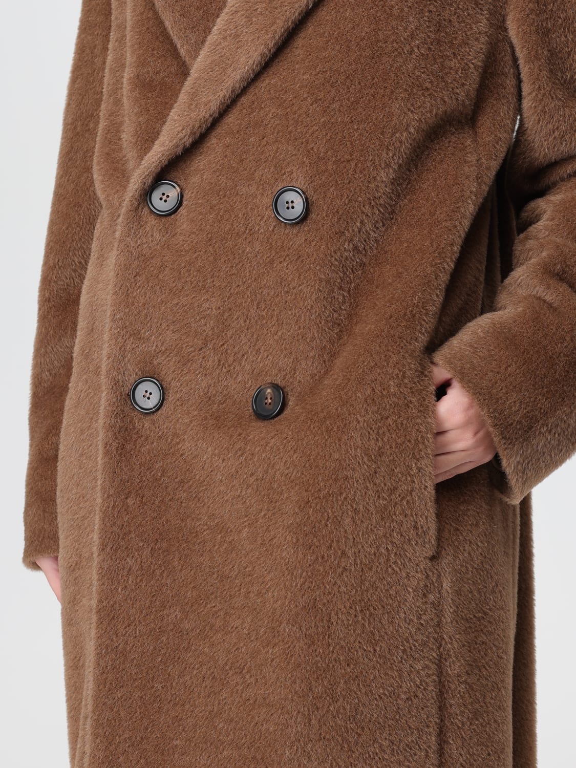 'S MAX MARA ABRIGO DE PIEL: Abrigo mujer 's Max Mara, Camello - Img 5