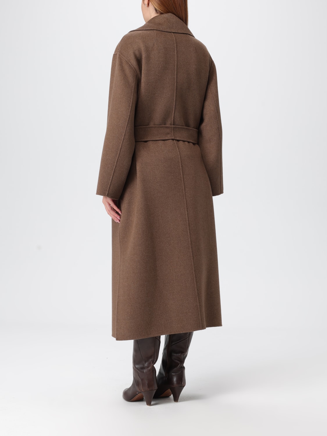 'S MAX MARA COAT: Coat woman 's Max Mara, Brown - Img 2