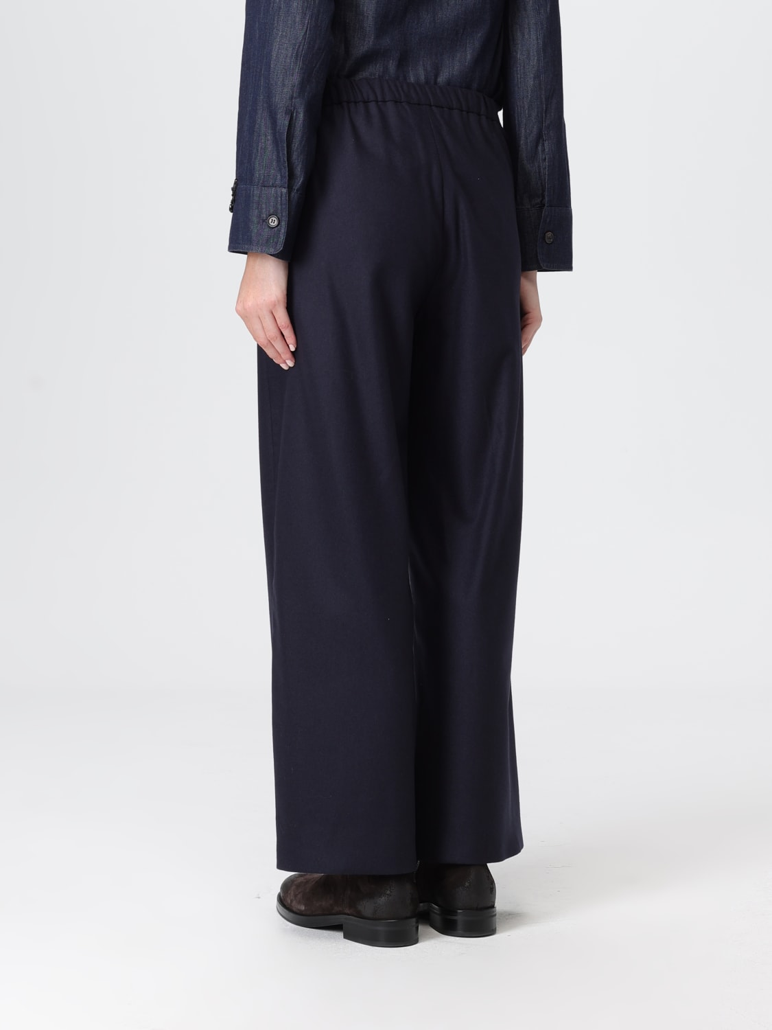 'S MAX MARA PANTS: Pants woman 's Max Mara, Blue - Img 3