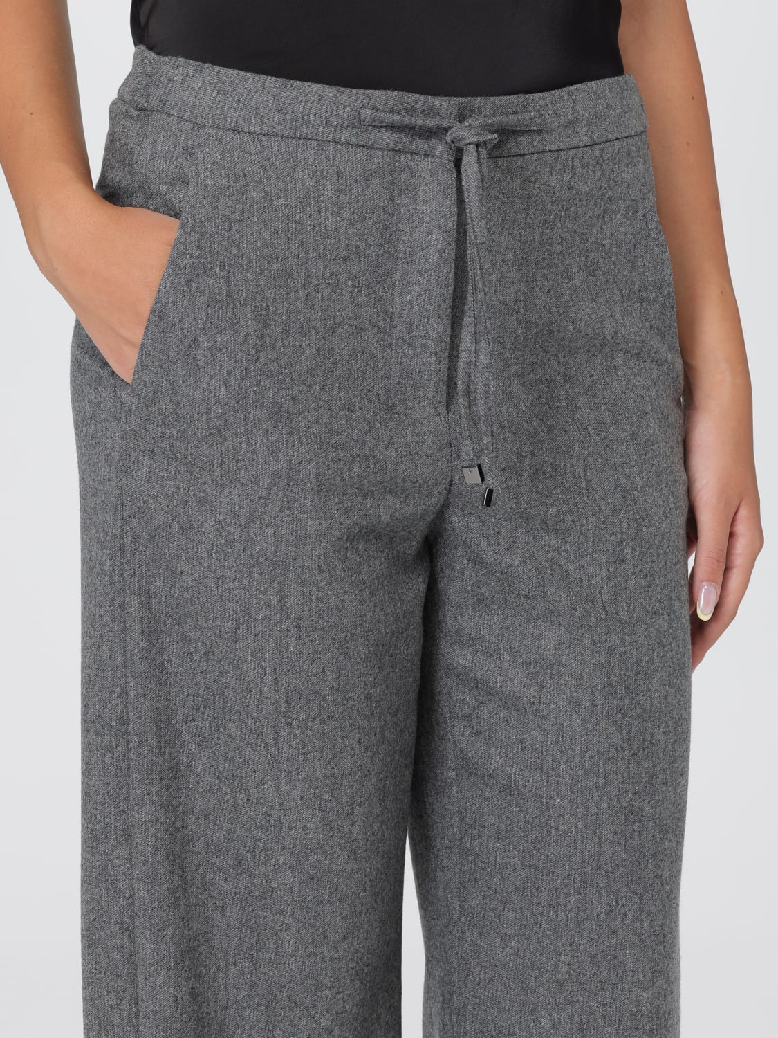 'S MAX MARA PANTS: Pants woman 's Max Mara, Grey - Img 4