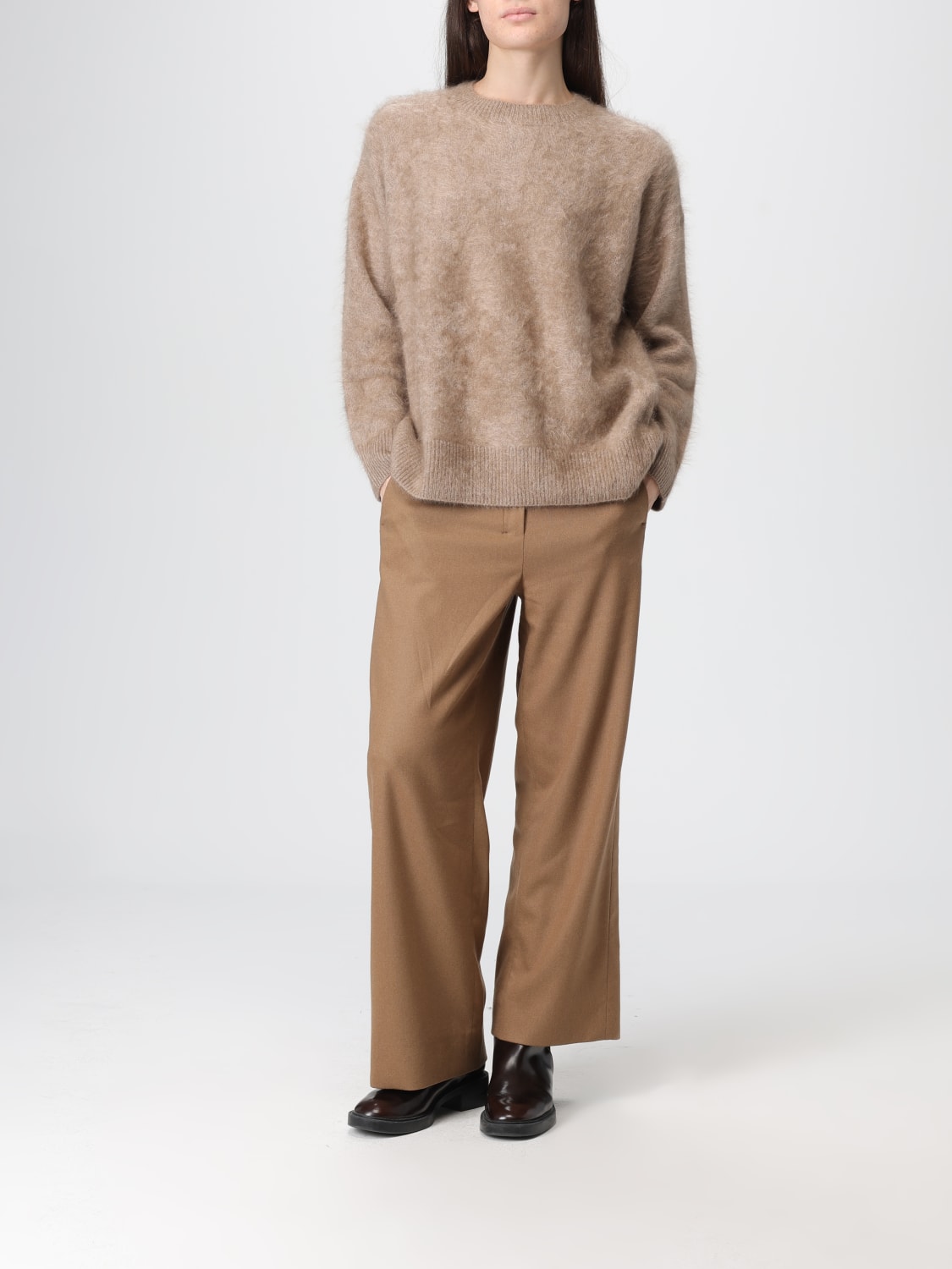 'S MAX MARA PANTS: Pants woman 's Max Mara, Camel - Img 2