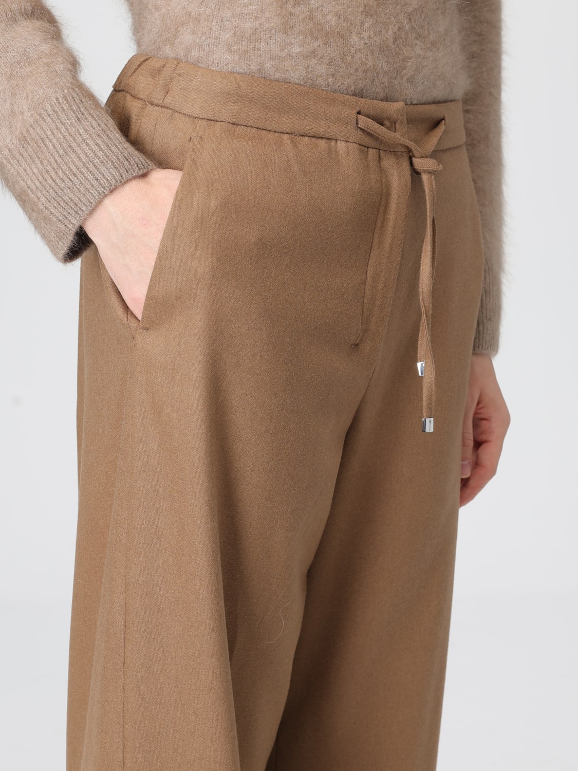 'S MAX MARA PANTS: Pants woman 's Max Mara, Camel - Img 4