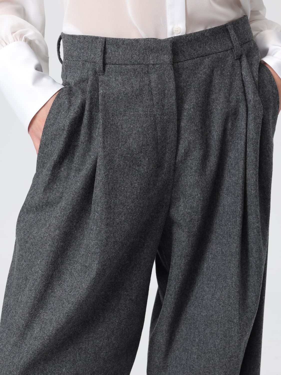 S MAX MARA：パンツ レディース - グレー | GIGLIO.COM