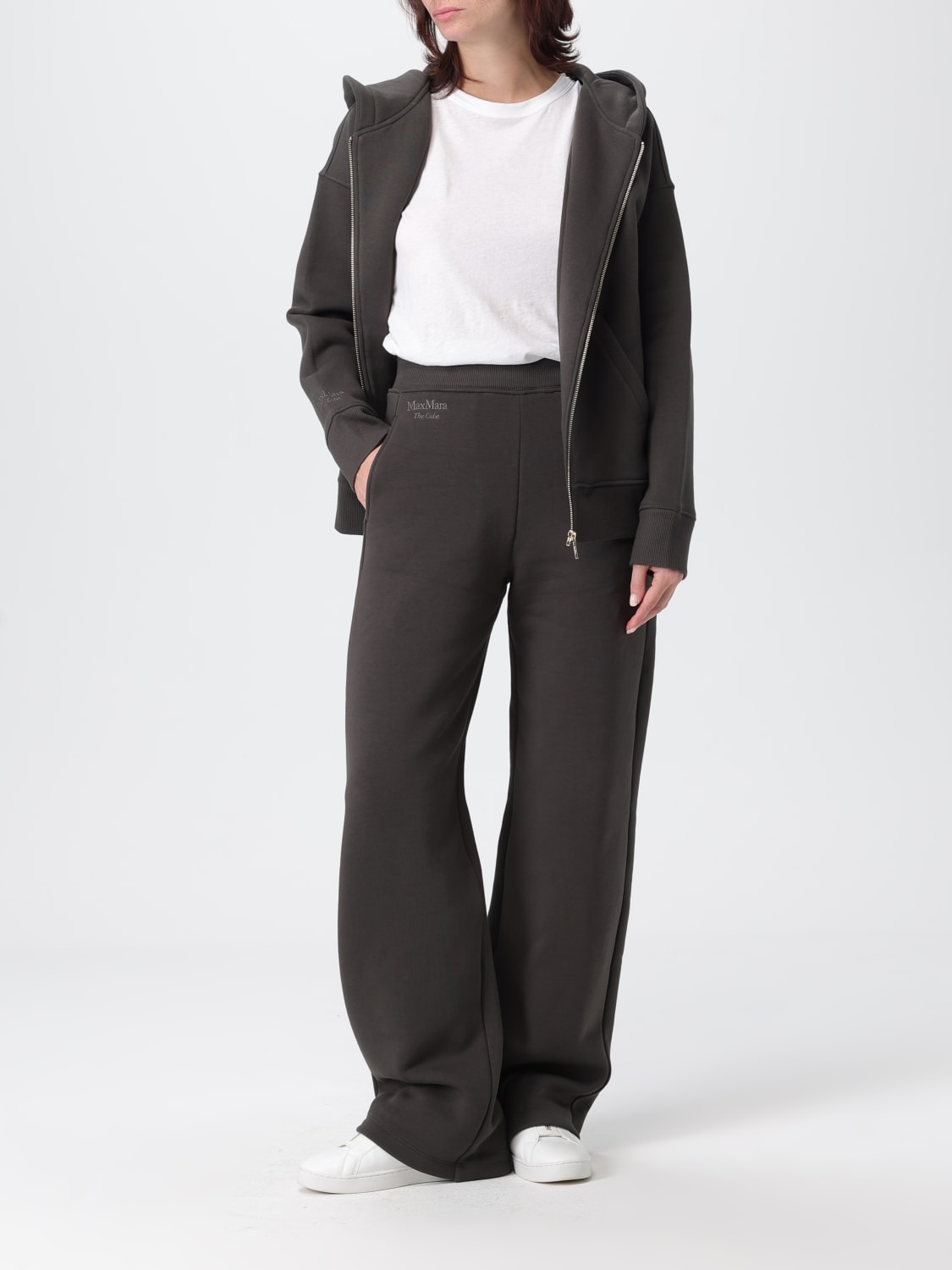 'S MAX MARA SWEATSHIRT: Sweatshirt woman 's Max Mara, Green - Img 2