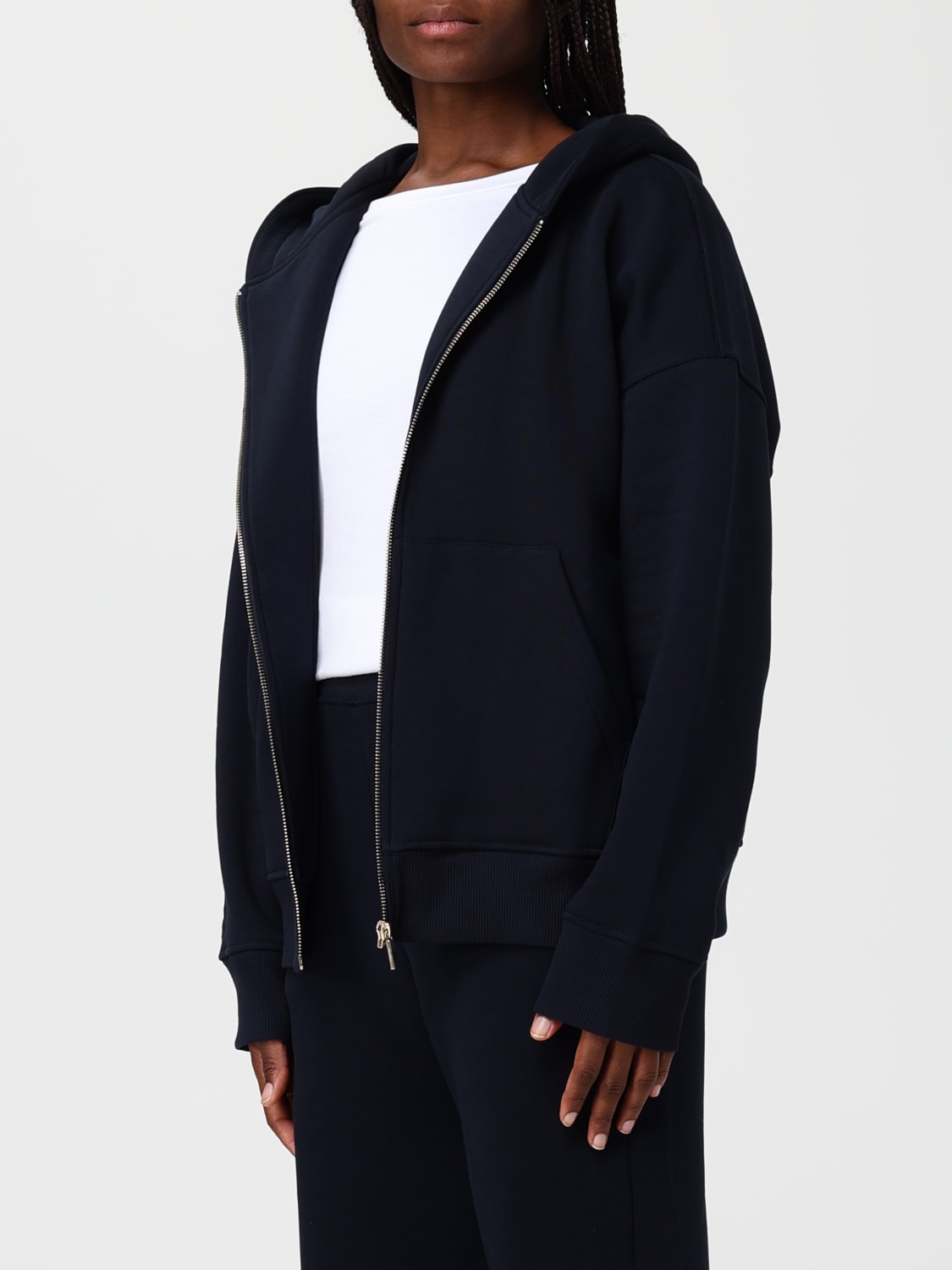 'S MAX MARA SWEATSHIRT: Sweatshirt woman 's Max Mara, Navy - Img 4