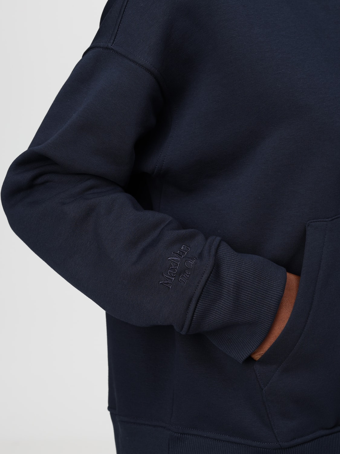 'S MAX MARA SWEATSHIRT: Sweatshirt woman 's Max Mara, Navy - Img 5