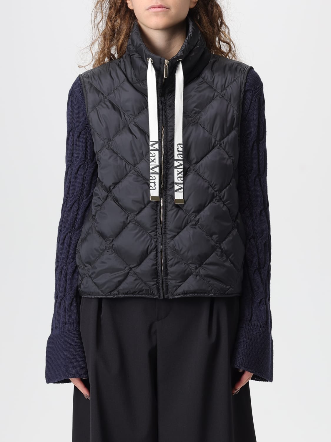 MAX MARA THE CUBE GILET: Veste femme Max Mara The Cube, Noir - Img 1