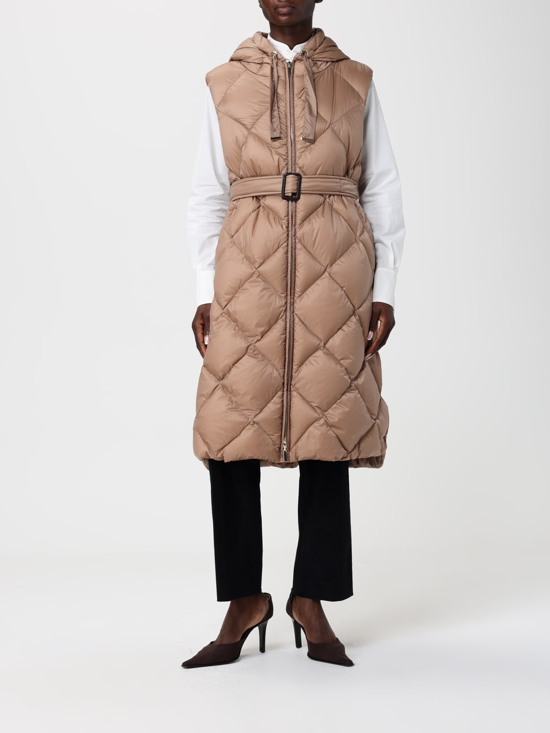 MAX MARA THE CUBE WESTE: Jacke damen Max Mara The Cube, Camel - Img 2