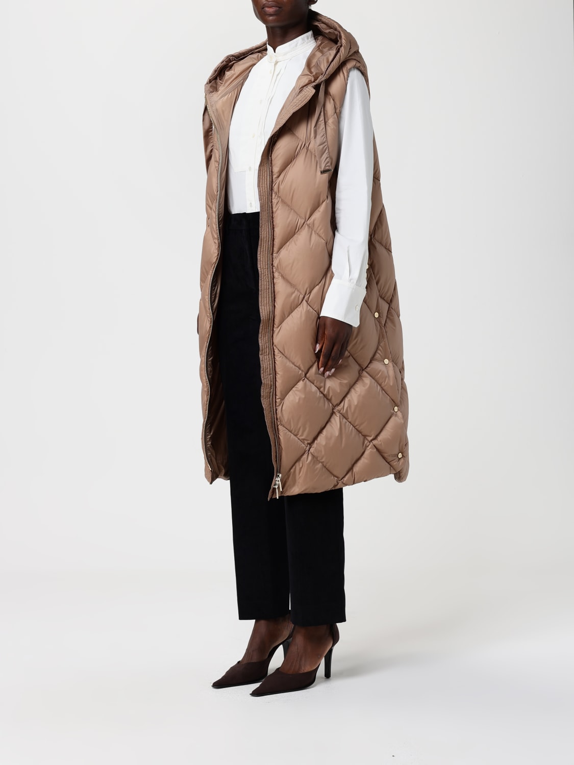 MAX MARA THE CUBE WESTE: Jacke damen Max Mara The Cube, Camel - Img 4