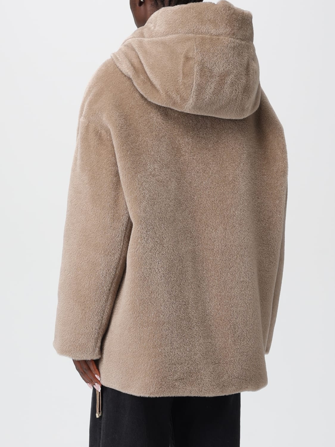 MAX MARA THE CUBE FUR COAT: Jacket woman Max Mara The Cube, Beige - Img 2
