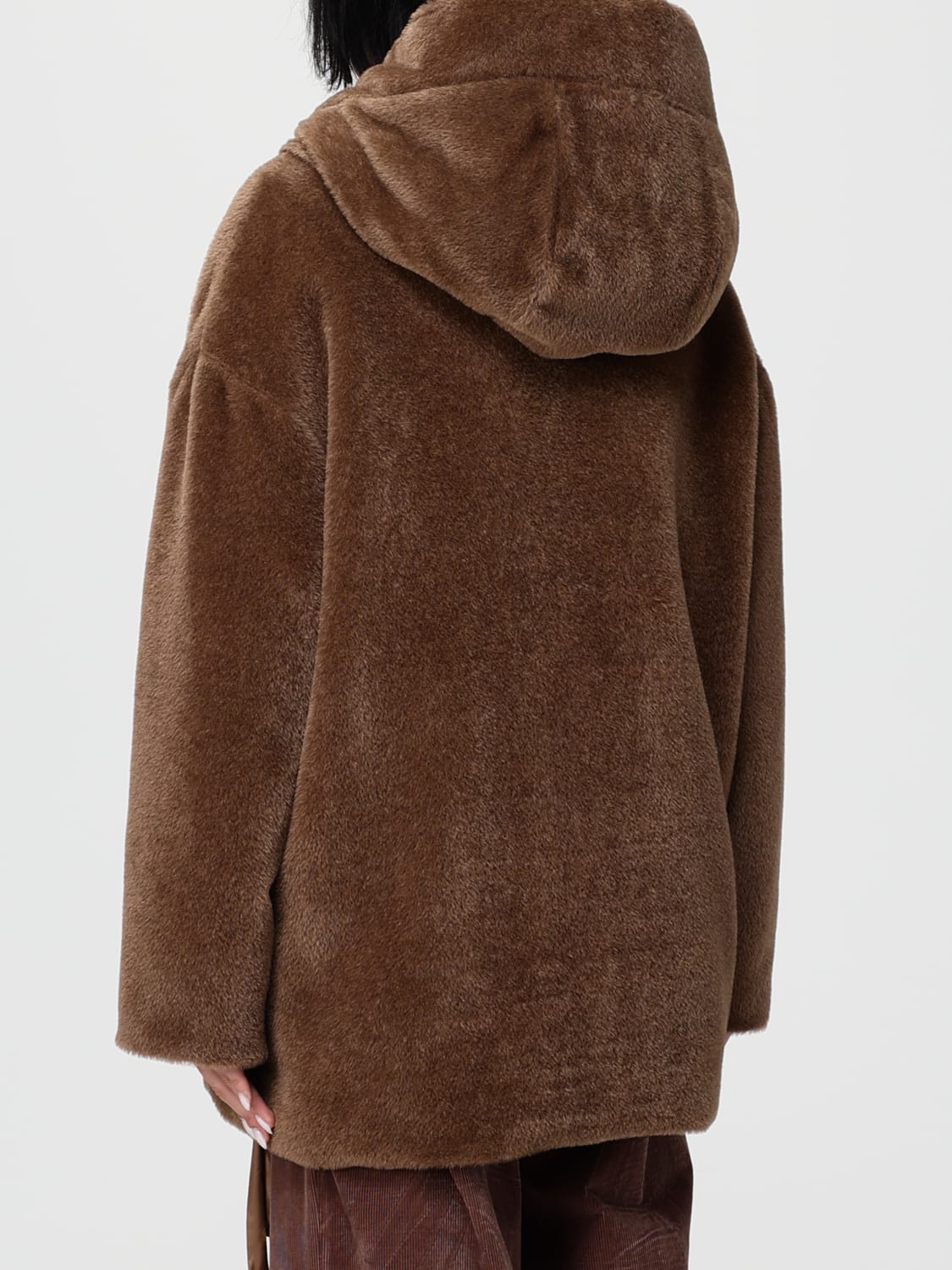 MAX MARA THE CUBE FUR COAT: Jacket woman Max Mara The Cube, Camel - Img 2