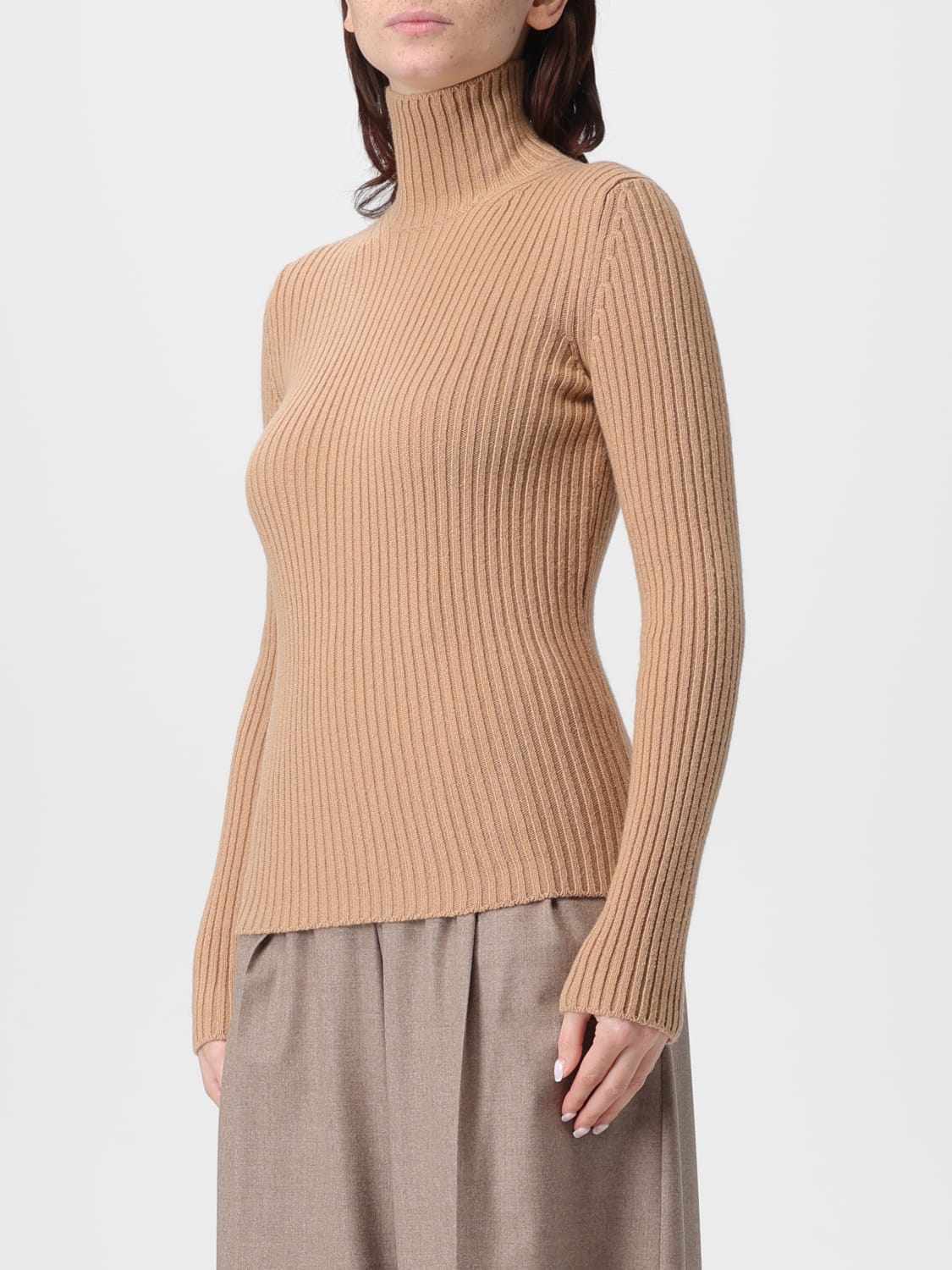MAX MARA SWEATER: Sweater woman Max Mara, Camel - Img 4